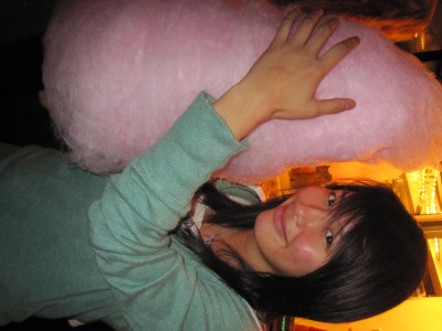 The second cotton candy! Ours was bigger than everyone else's :)
